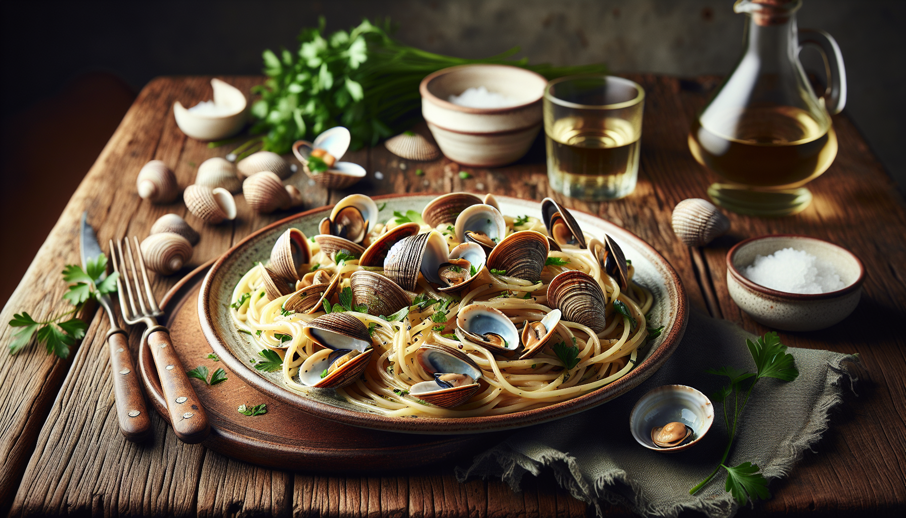 spaghetti alle vongole veraci